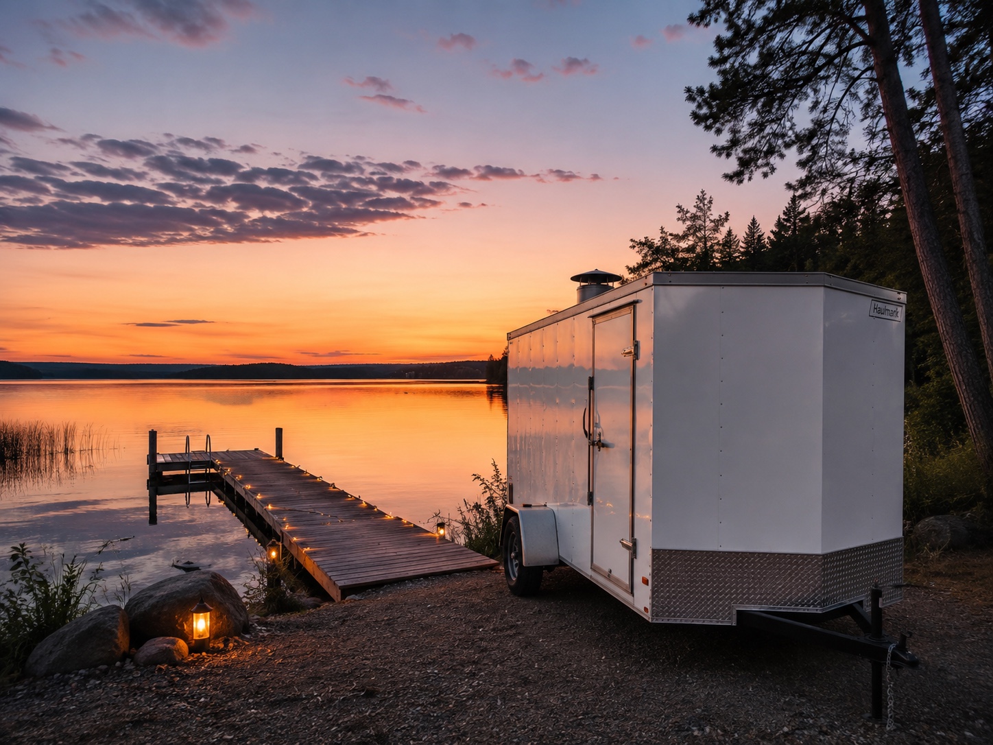 Serene Pacific Northwest lake